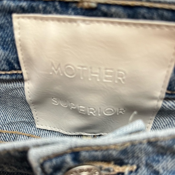 NWT Mother Denim The Dodger Flood Loose Fit Jeans in Mediterranean Muse Blue 28 - Picture 8 of 8
